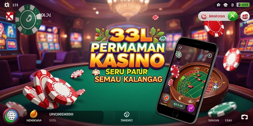 Tampilan gameplay Kasino yang mengasyikkan di 33L.