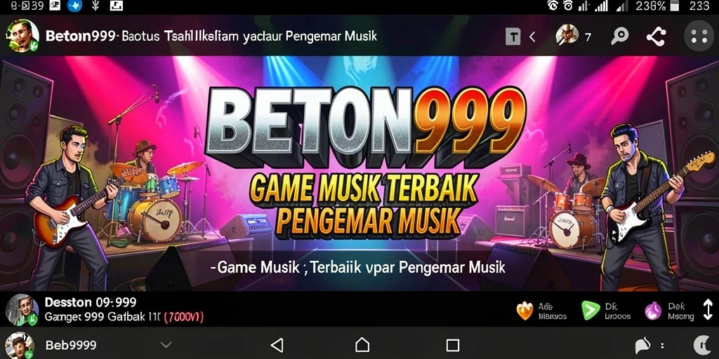 Tampilan gameplay menarik dari aplikasi BETON999.
