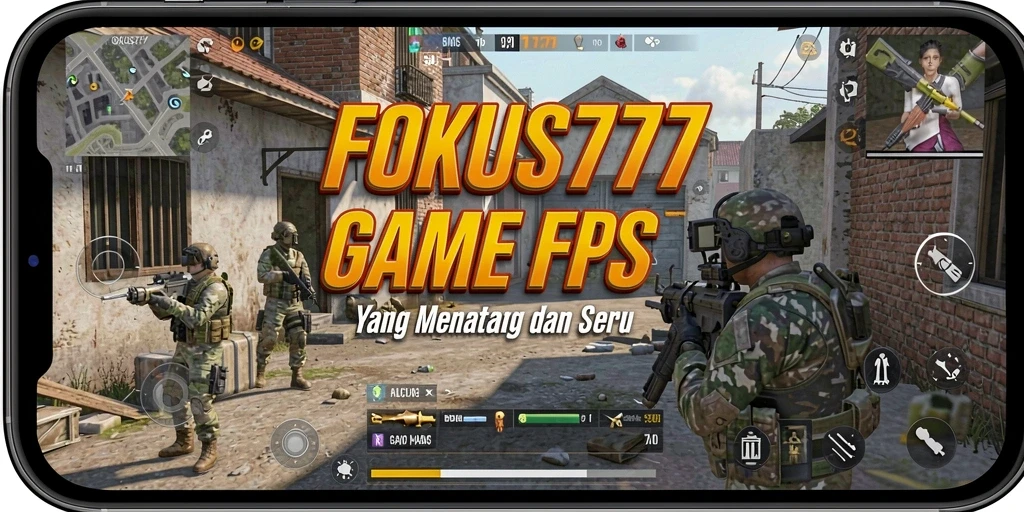 Tampilan gameplay intens FOKUS777 yang menarik.