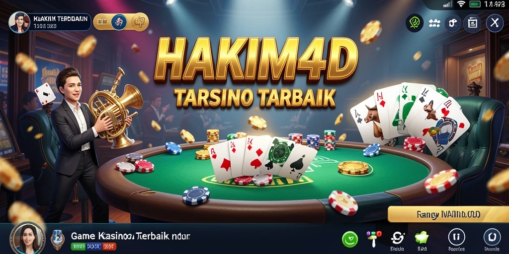 Tangkapan layar gameplay HAKIM4D yang menampilkan aksi kasino yang seru.