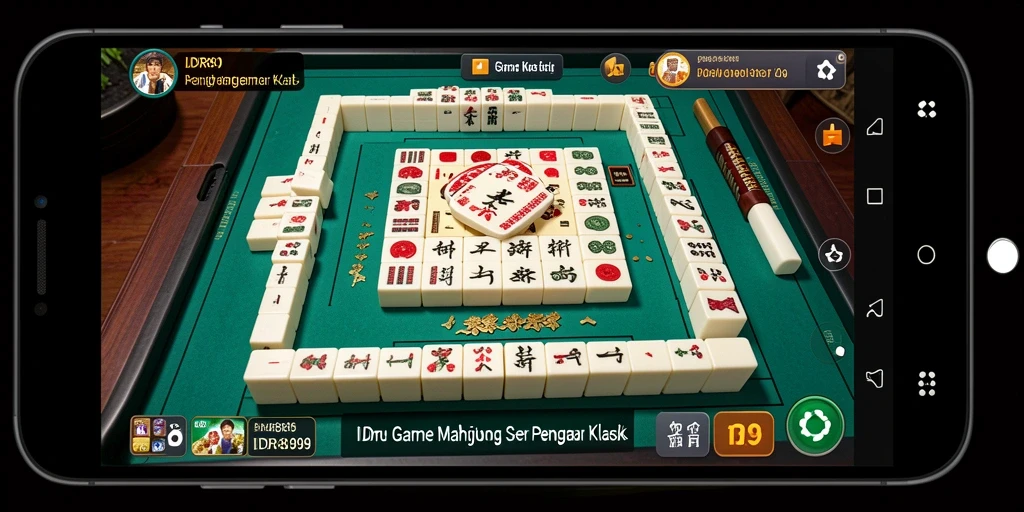 Tampilan gameplay menarik dari IDR89, menyajikan tantangan Mahjong yang seru.