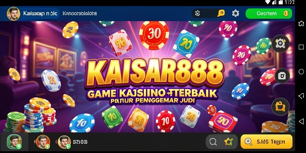 Tampilan menarik dari gameplay Kasino KAISAR888 yang menghibur.