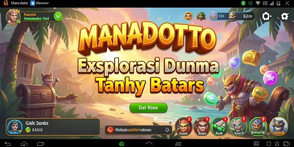 Gameplay seru di dunia terbuka MANADOTOTO menanti Anda.