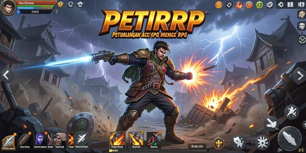 Gameplay seru dalam dunia fantasi yang luas