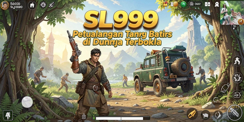 Gameplay SL999 yang menampilkan dunia terbuka yang luas dan interaktif.