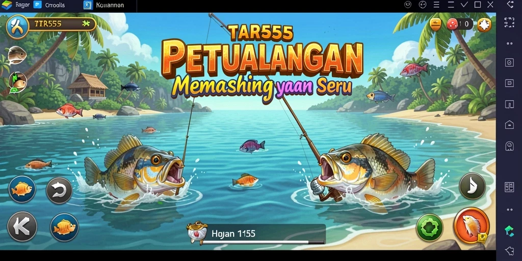 Gameplay TAR555 menampilkan pengalaman memancing yang mendebarkan dan realistis.