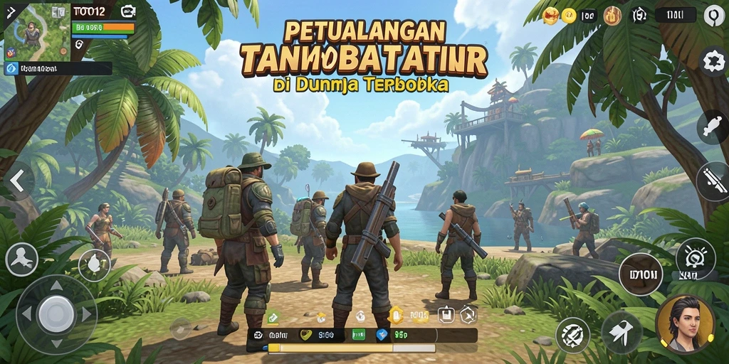 Tampilan gameplay dinamis dan luas dalam TOTO12 yang memikat.
